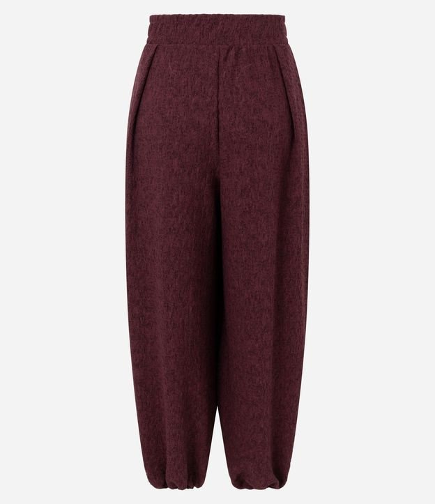 Pantalón Aladim Texturizada con Cintura Elástica 7