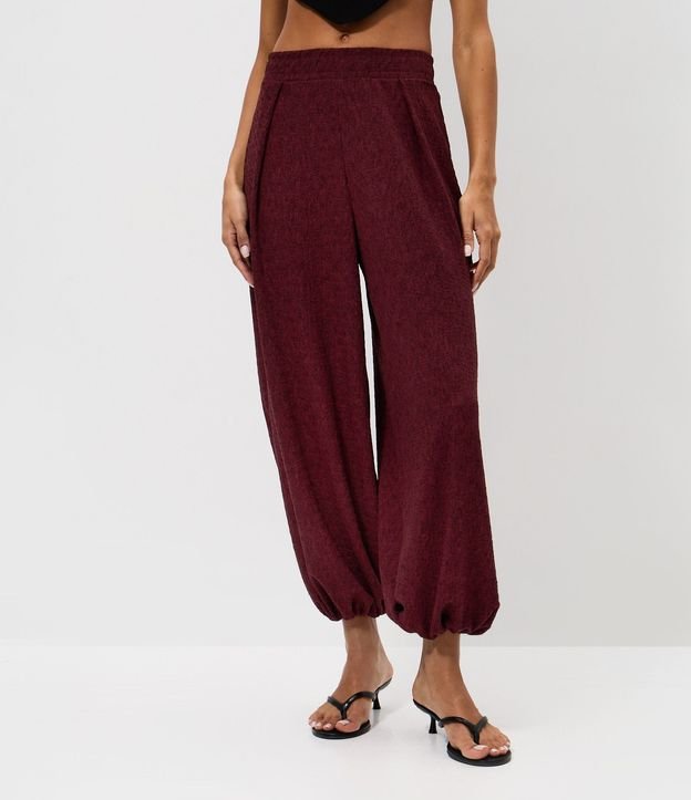 Pantalón Aladim Texturizada con Cintura Elástica 2