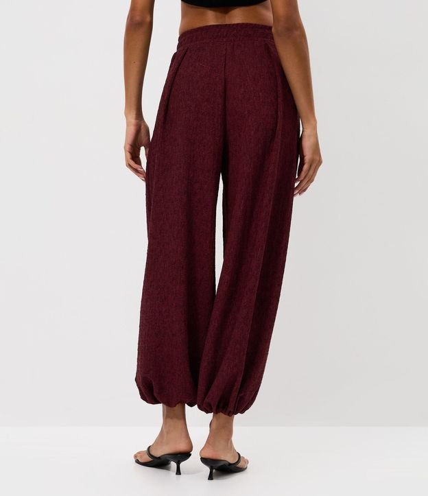 Pantalón Aladim Texturizada con Cintura Elástica 4