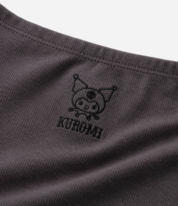 Blusa Infantil con Bordado Kuromi y Ojale en las Mangas - Talle 1 a 16 años 4
