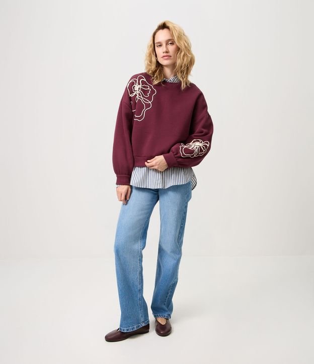 Saco Regular en Algodón con Bordado Floral 2