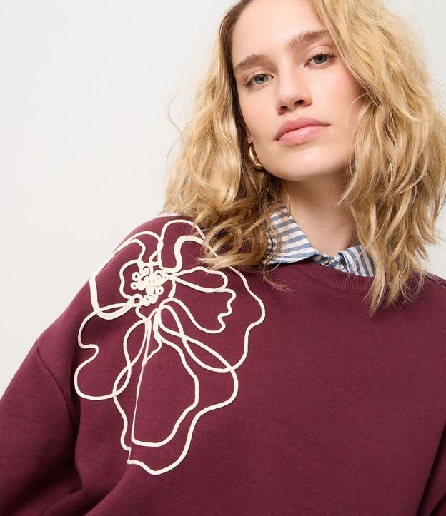 Saco Regular en Algodón con Bordado Floral 3
