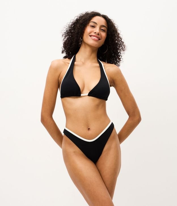 Bikini Bombacha Asa Delt con Bies Contrastante