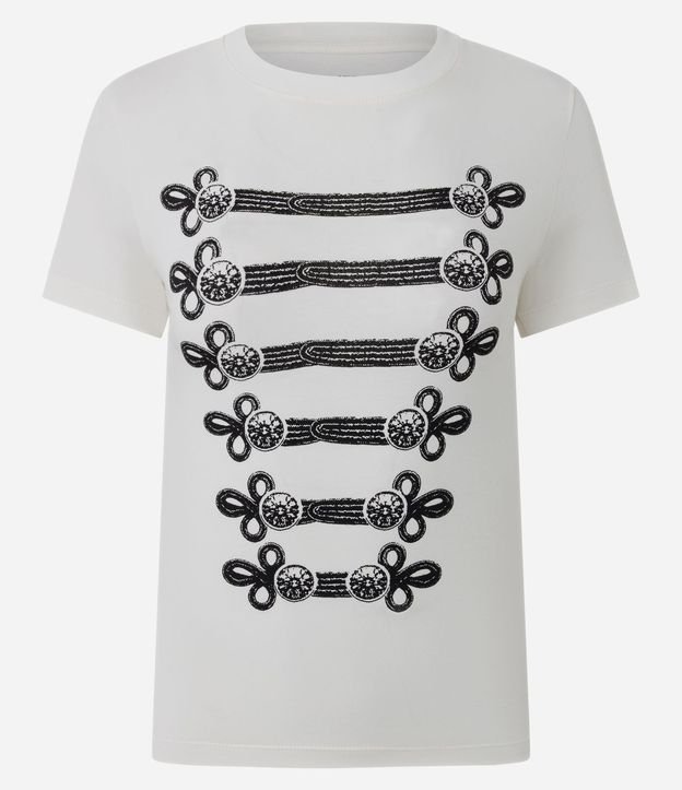 Remera de Algodón Estampada Estilo Napoleónico 5