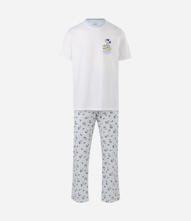 Pijama Largo en Algodón de Snoopy 6