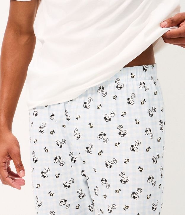 Pijama Largo en Algodón de Snoopy 4