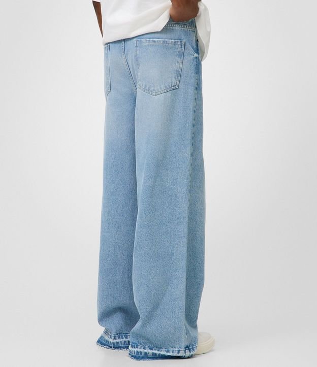 Pantalón Super Baggy en Jeans con Terminación Deshilachada 6