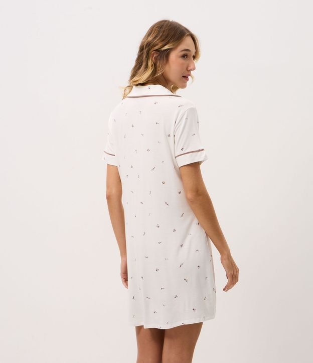 Camisón Americana en Viscolycra con Estampa Floral 3