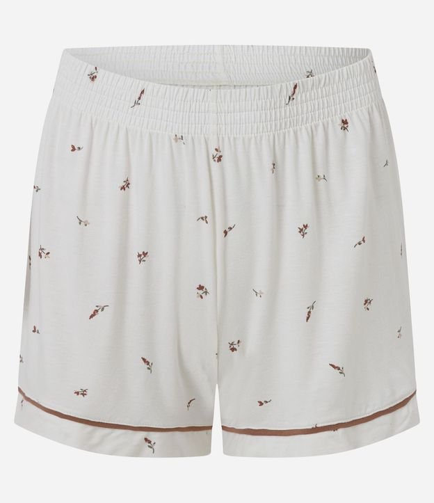 Pijama Corto Americano en Viscolycra con Estampado Floral 10