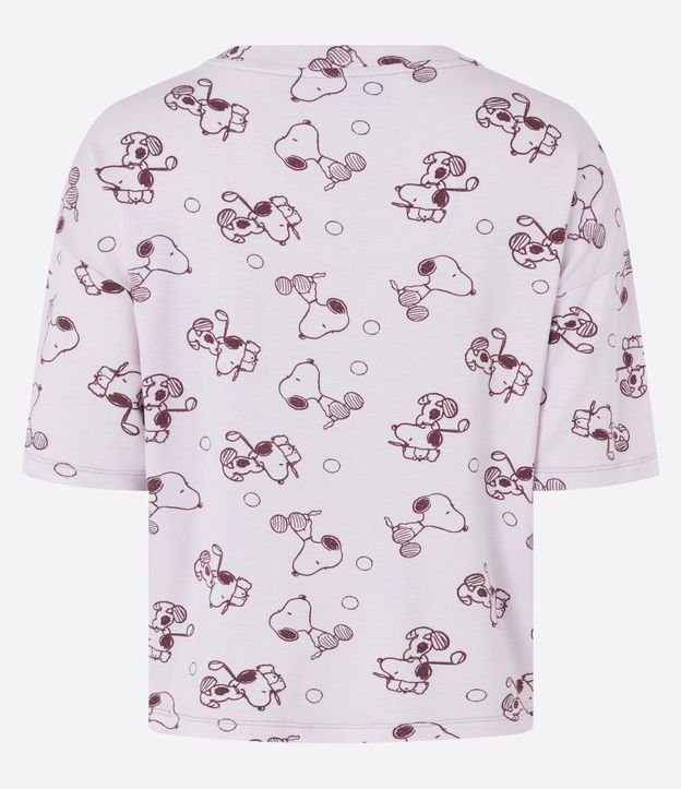 Blusa de Pijama en Viscolycra con Estampa de Snoopy 2