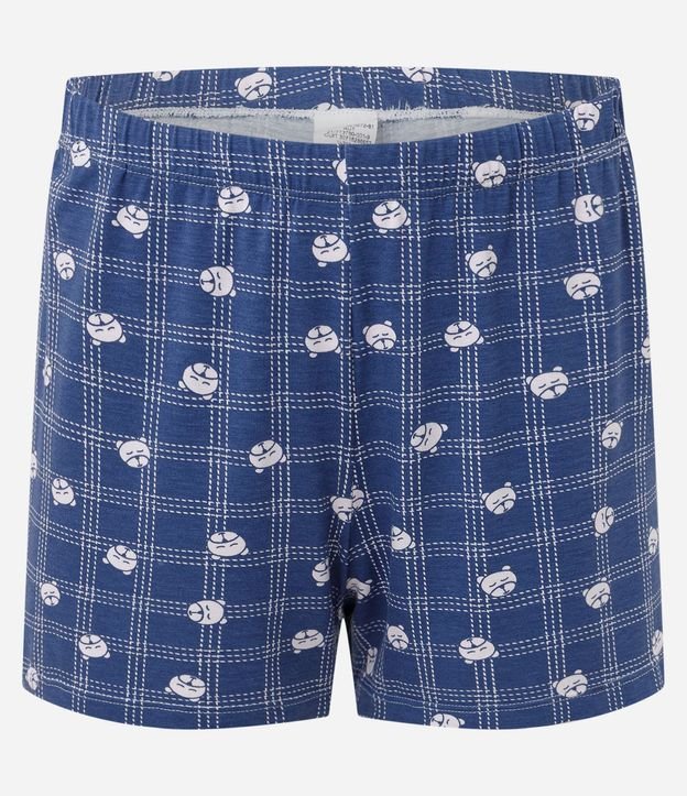 Pijama Corta en Viscolycra con Estampa de Oso 7