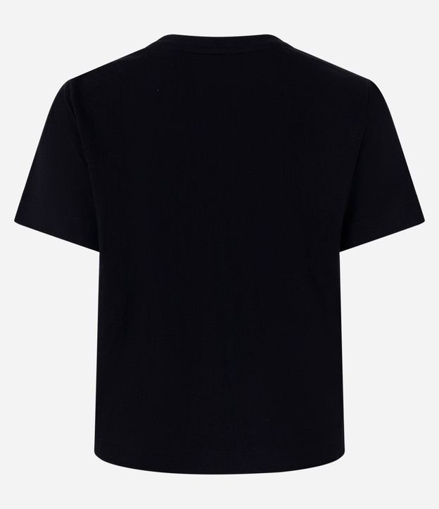 Remera Regular en Algodón con Mariposa Bordada 6