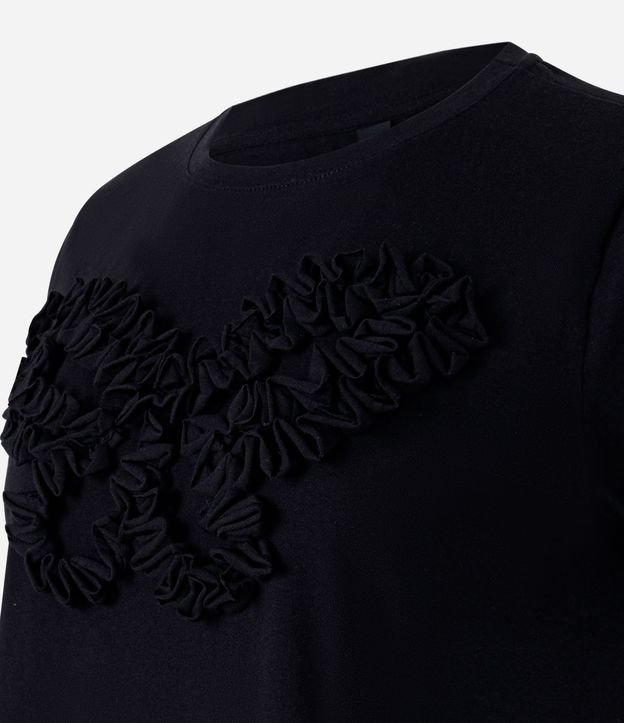 Remera Regular en Algodón con Mariposa Bordada 7