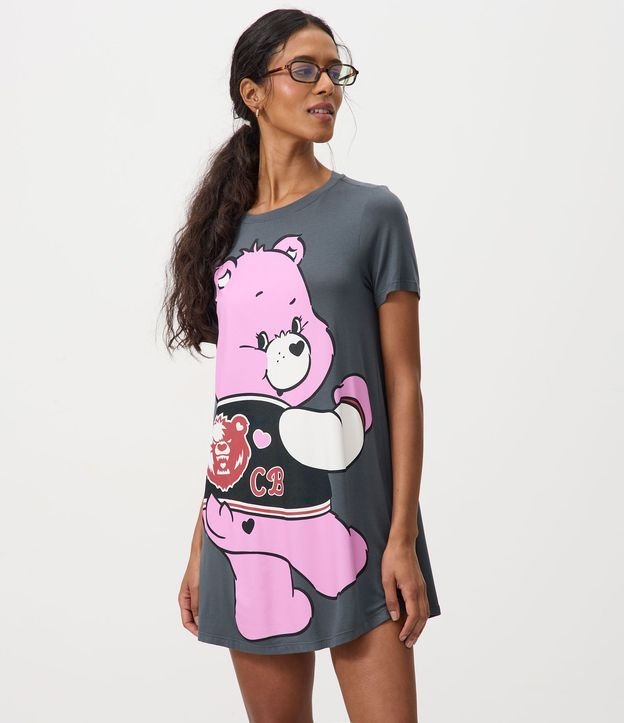 Camisón Corta en Viscolycra con Estampado Los Cariñositos