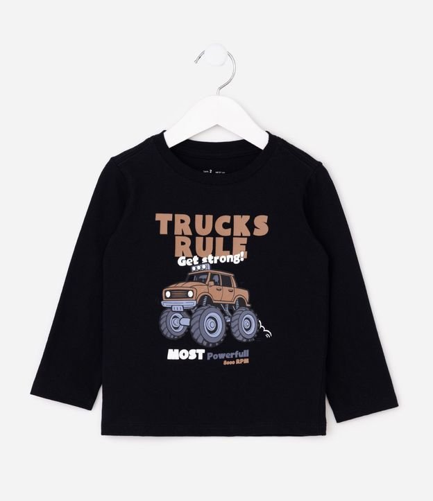 Remera Infantil con Estampa de Camión – Talle 1 a 6 años 2