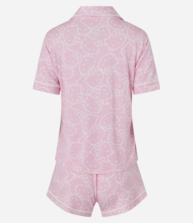 Pijama corto Americano en Viscolycra con Estampado Hello Kitty 6