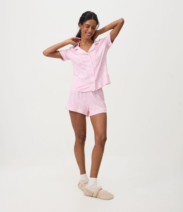 Pijama corto Americano en Viscolycra con Estampado Hello Kitty 2