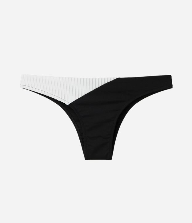 Bikini Bombacha Básica en Microfibra con Estampado Color Block 5