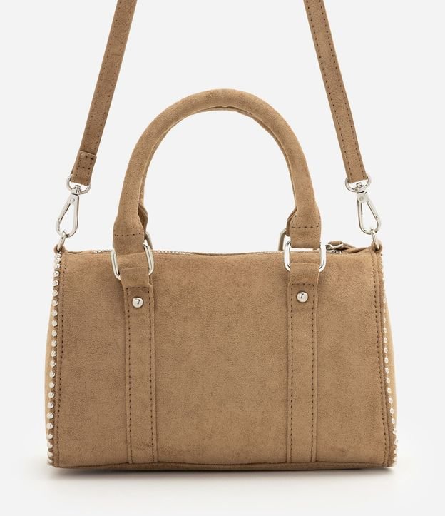 Cartera Satchel en Gamuza con Asa Larga Desmontable 5