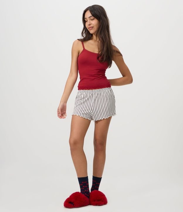 Pijama Corto en Rib 2