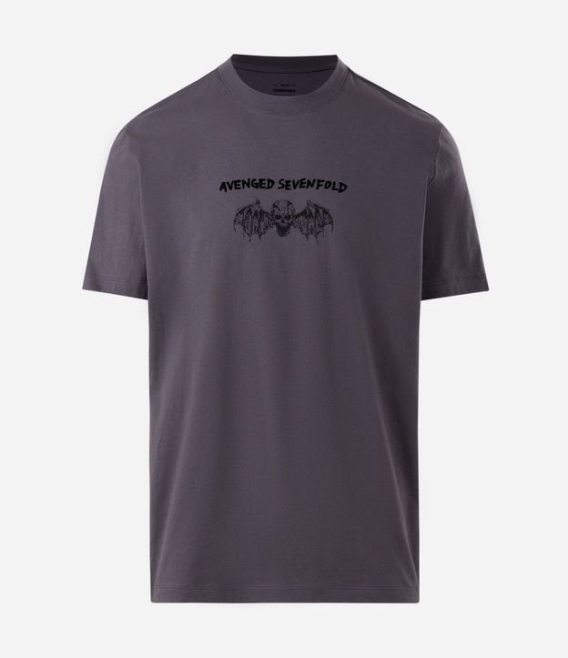 Remera Comfort en Algodón con Estampado Avenged Sevenfold 4