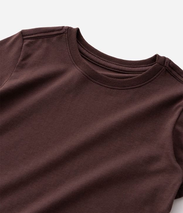 Remera Infantil Básica con Etiqueta Bordada - Talle 1 a 5 años 5