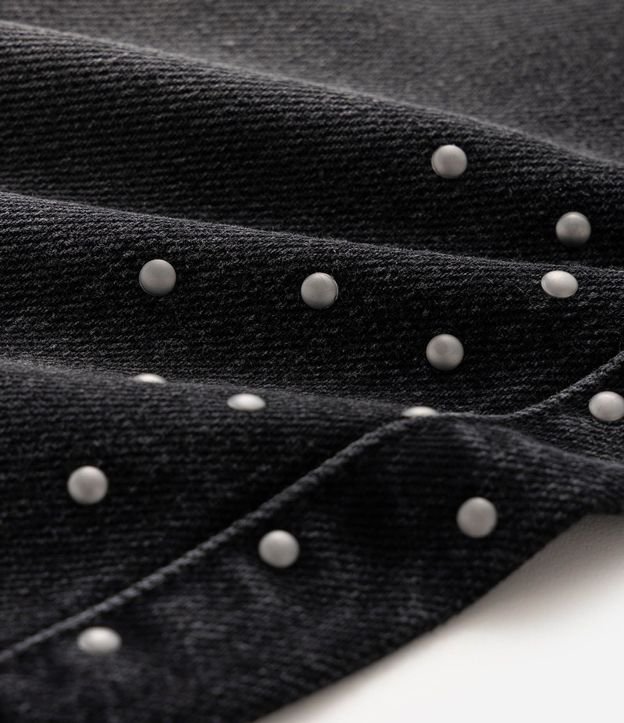 Pantalón de Jean Super Baggy con Tachuelas Laterales 3