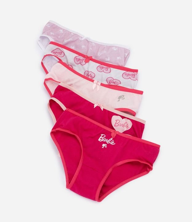 Kit 5 Bombachas Infantil en Algodón - Talle 5 a 12 años
