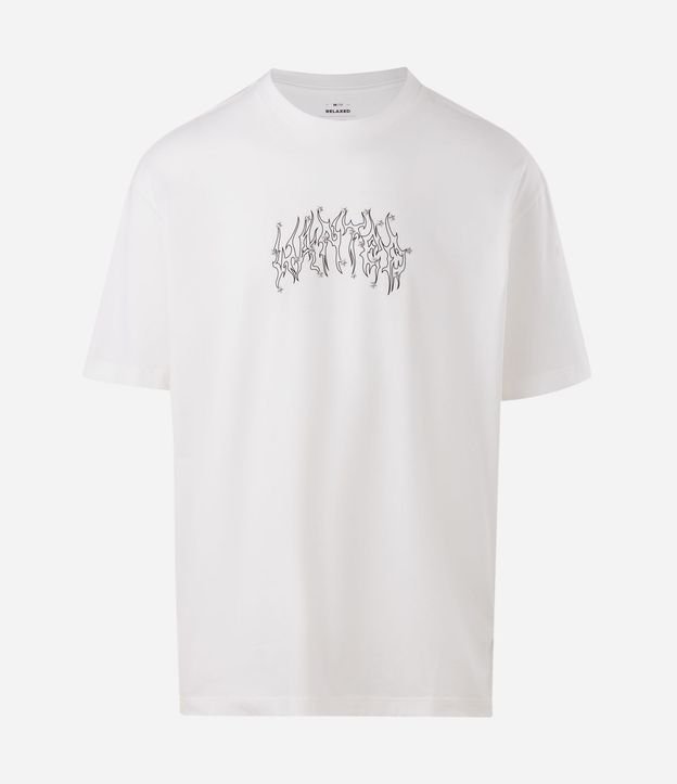 Remera Relaxed Wanted con Tachas