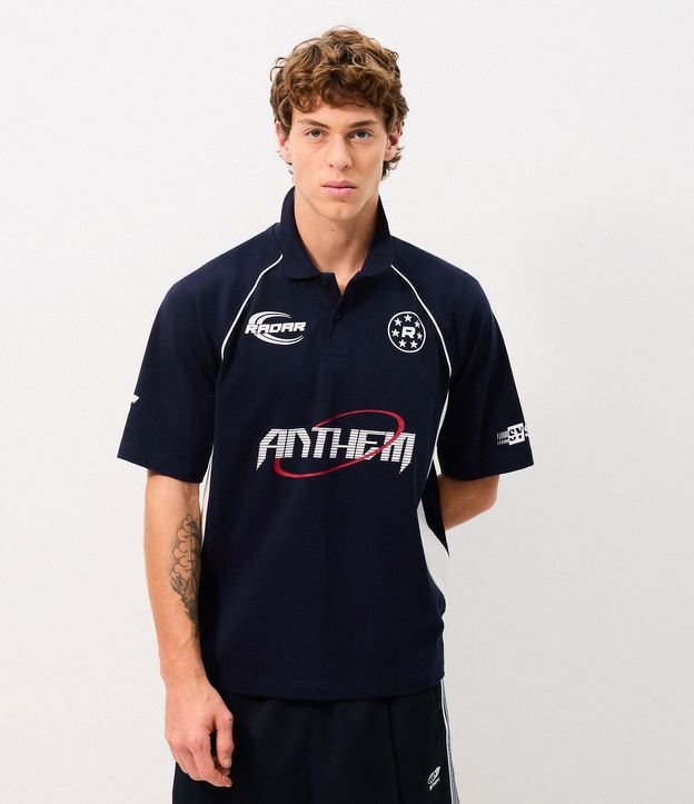 Remera Polo Boxy en Algodón Deportiva 3