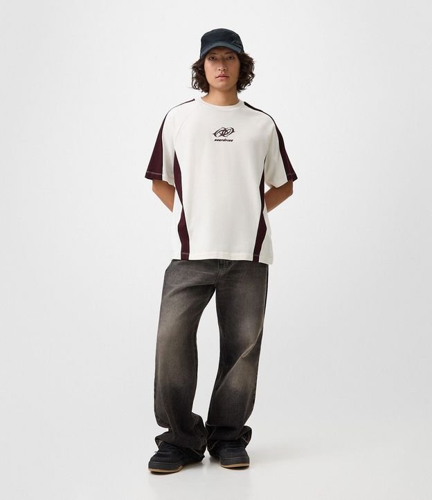 Remera Boxy en Algodón Overdrive con Recortes 2