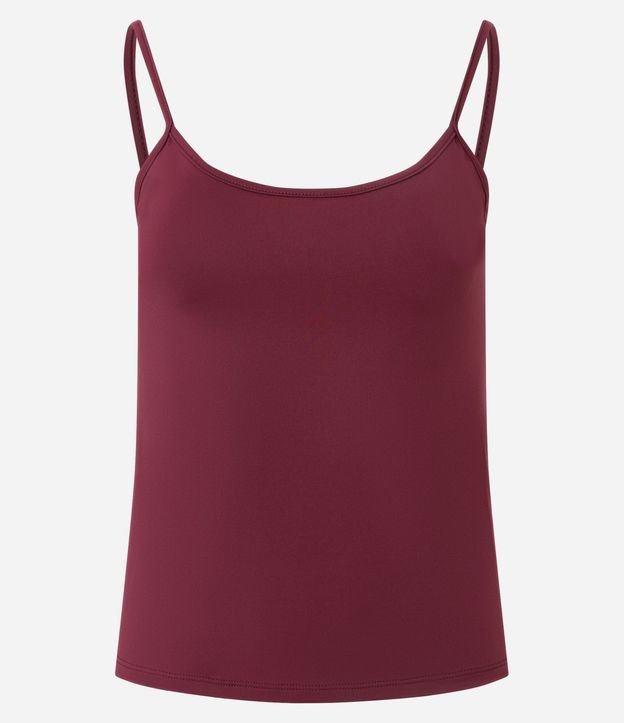 Blusa Musculosa Básica en Poliamida con Breteles Finos 4