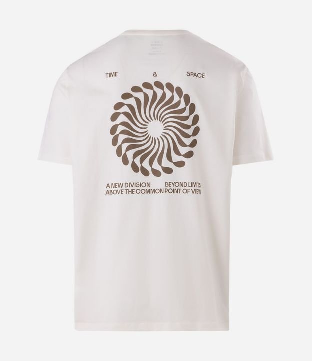 Remera Comfort en Algodón Peruano con Estampa Geométrica 2