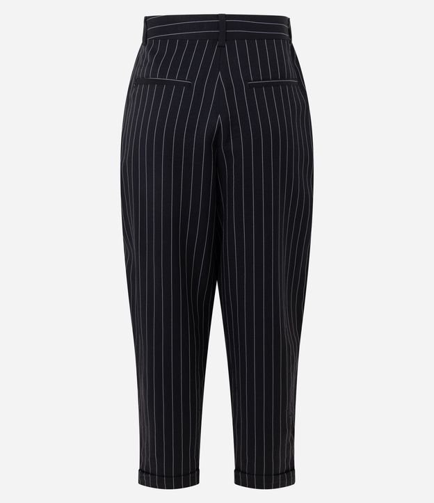 Pantalón Carrot Sastrería con Estampa Rayada 6