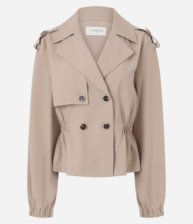 Campera Leve en Viscosa con Elástico en la Cintura