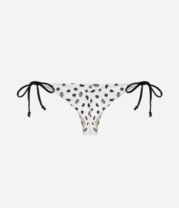 Bikini Bombacha Lazo en Microfibra con Estampado Caracolas 2