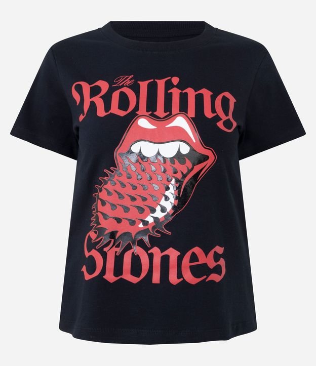 Remera Baby Look con Estampado Rolling Stones 5