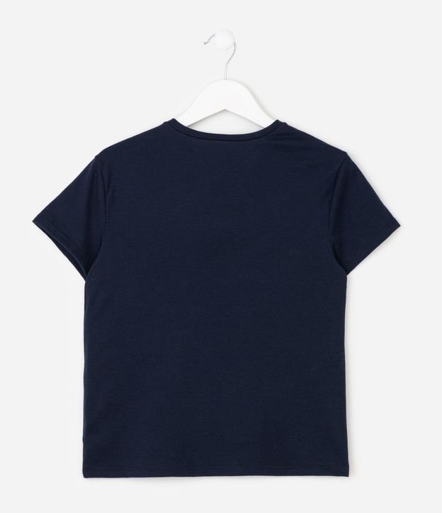 Remera Infantil en Algodón Slim con Cuello Rib y Estampado de Moñitas - Talle 5 a 16 años 2