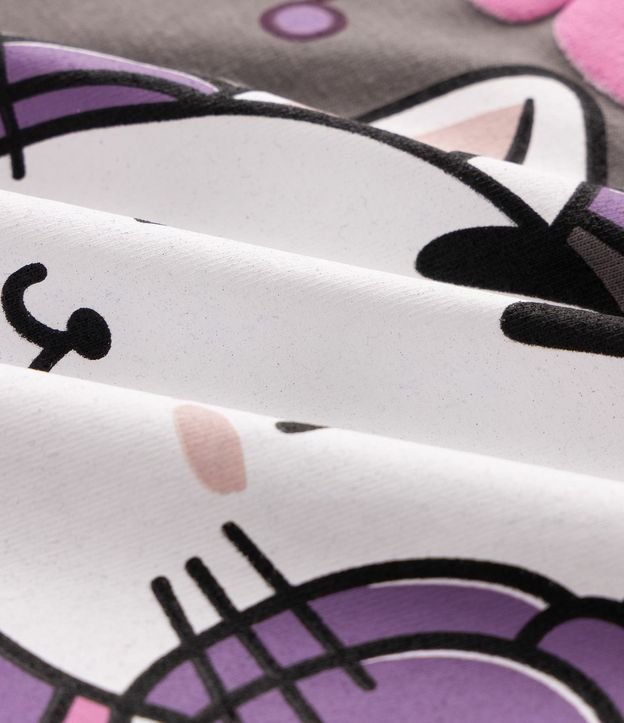Remera Regular Infantil con Estampado de Gatita con Audifonos - Talle 5 a 16 años 4