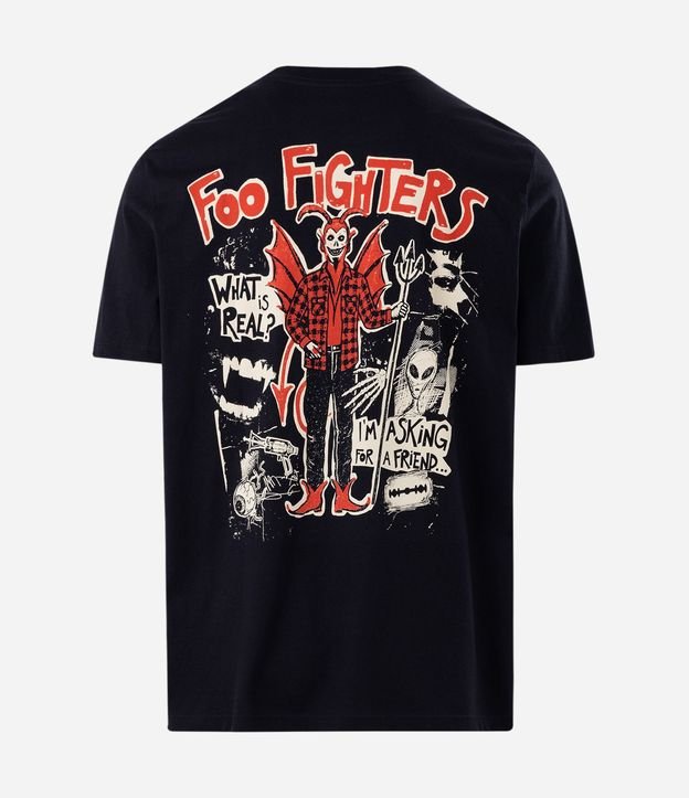 Remera Comfort en Algodón con Estampa de Foo Fighters 6