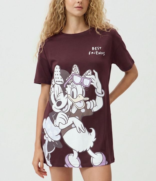 Camisón en Viscolycra con Estampa de Minnie y Margarita 2