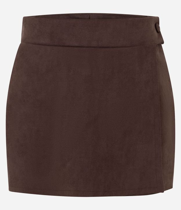 Short Pollera en Gamuza con Traspase Delantero 5