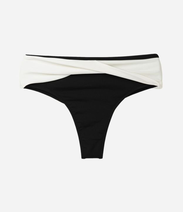 Bikini Bombacha Hot Pant en Microfibra con Estampado Color Block 5