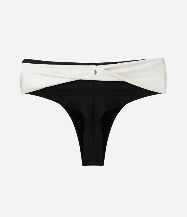 Bikini Bombacha Hot Pant en Microfibra con Estampado Color Block 6