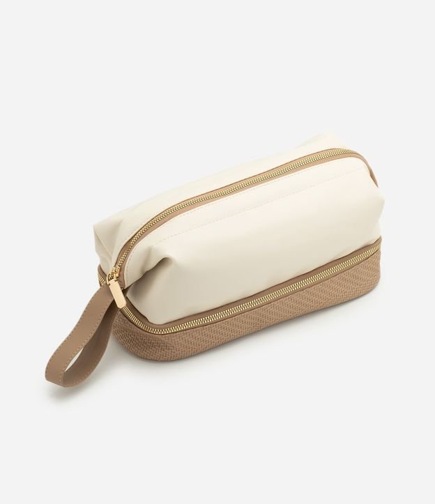 Neceser Trapecio en PU con Dos Separadores