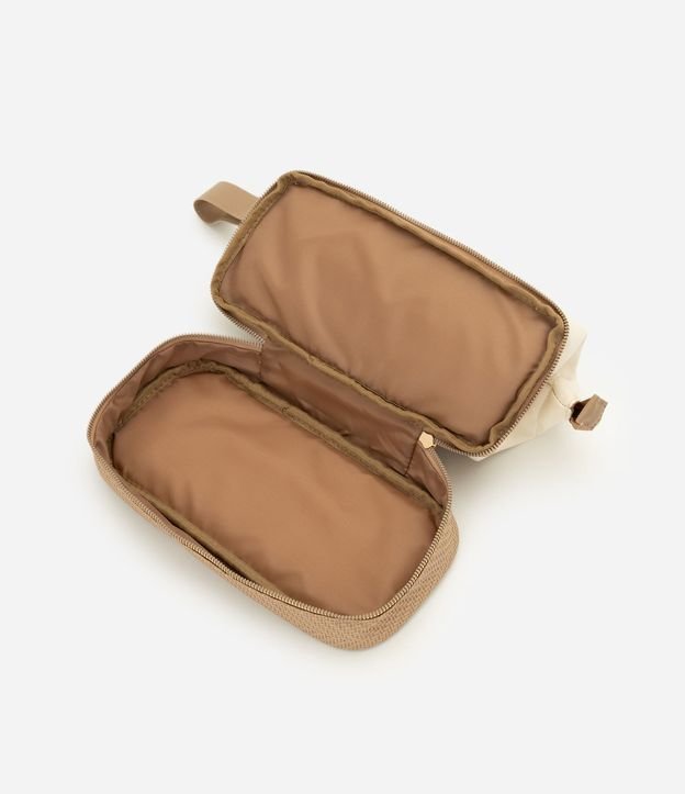 Neceser Trapecio en PU con Dos Separadores 5