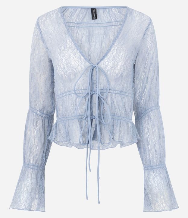 Blusa Peplum con Lazo en Lacitos 5