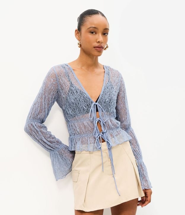 Blusa Peplum con Lazo en Lacitos 1