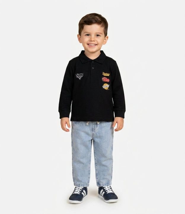 Pantalón de Jean Infantil con Cordón Funcional - Talle 1 a 6 años
