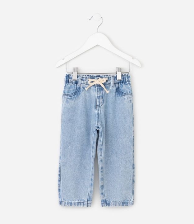 Pantalón de Jean Infantil con Cordón Funcional - Talle 1 a 6 años 2